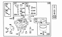 Carburetor Assembly Diagram and Parts List for 104772-0122-99  Briggs and Stratton Engine